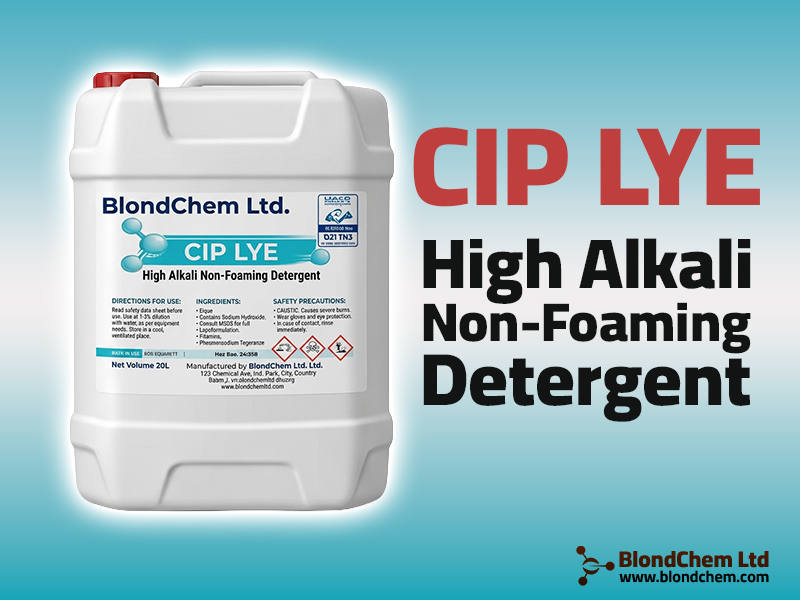 CIP LYE: High Alkali Non-Foaming Detergent